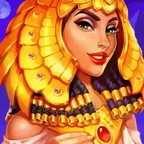 Legend of Cleopatra Megaways logo by Playson at Kyngs Casino