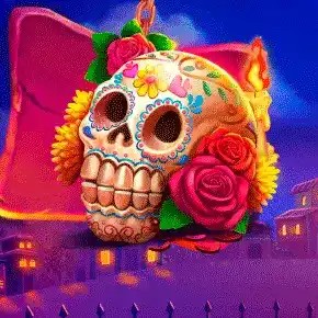Muertos Multiplier Megaways slot logo by Pragmatic Play at Kyngs Casino