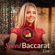 Speed Baccarat A slot visual from Evolution available on kyngscasino-ca.com