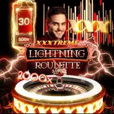 Live Dealer logo of XXXtreme Lightning Roulette from Pragmatic Play at Kyngs Casino